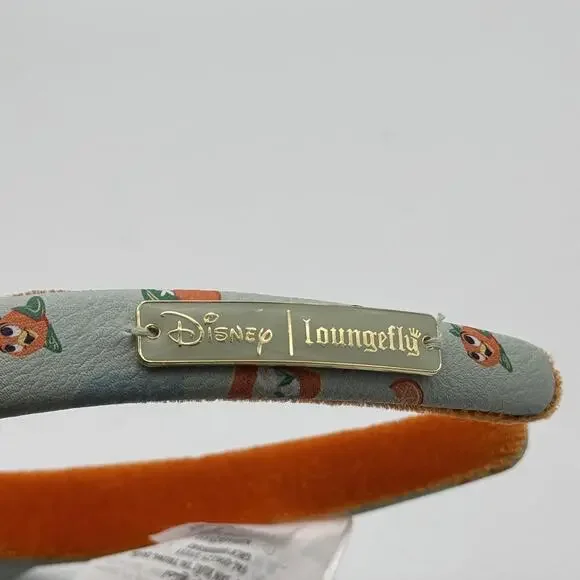 Disney Parks Loungefly Minnie Mouse Ears Epcot Flower Garden Orange Bird Headban - Picture 3 of 11